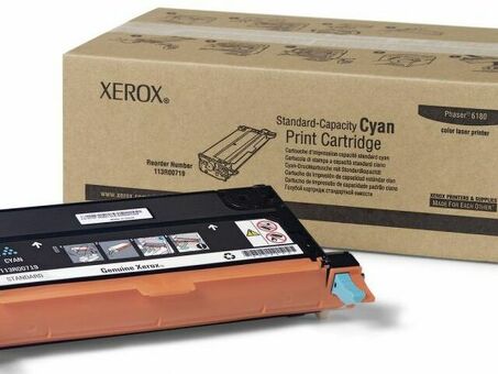 Тонер-картридж Xerox Print Cartridge Phaser 6180 (cyan), 2000 стр. (113R00719)