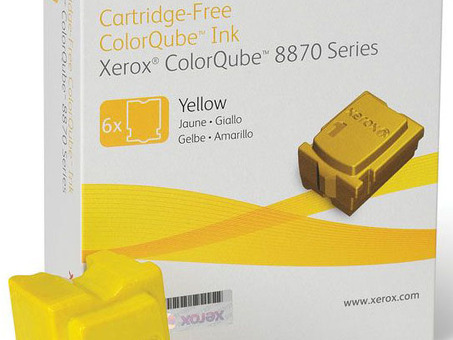 Чернила Xerox Cartridge-Free ColorQube 8870 (yellow) набор, 6 x 2880 стр. (108R00960)