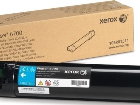 Тонер-картридж Xerox Toner Cartridge Phaser 6700 (cyan), 5000 стр. (106R01511)