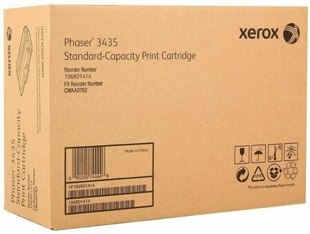 Тонер-картридж Xerox Print Cartridge Phaser 3435 (black), 4000 стр. (106R01414)