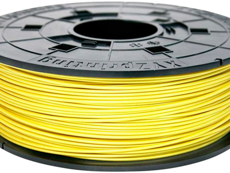 Пластик на катушке в картридже XYZprinting ABS (yellow) 1,75 мм x 600гр (RF10XXEU04A)