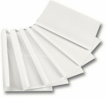 Термообложки картон-пластик белые, 15 мм, 80 шт