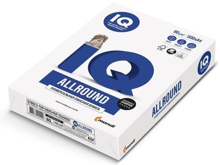 Бумага IQ Allround, A4, 80 г/кв.м (500 листов) (kms_65617)