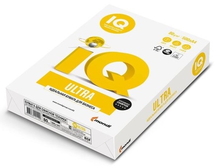 Бумага IQ Ultra, A4, 80 г/кв.м (500 листов) (kms_467740)