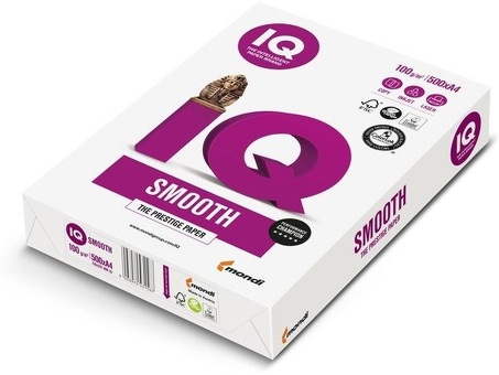 Бумага IQ Smooth, A4, 100 г/кв.м (500 листов) (kms_214879)
