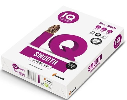 Бумага IQ Smooth, A4, 80 г/кв.м (500 листов) (kms_51181)