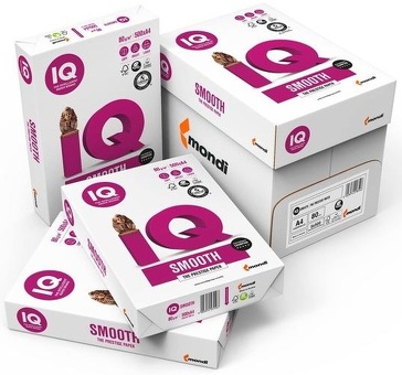 Бумага IQ Smooth, A4, 80 г/кв.м (500 листов) (kms_51181)