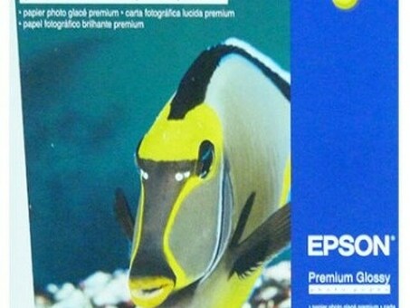 Бумага Epson Premium Glossy Photo Paper, глянцевая, A4 (210 x 297 мм), 255 г/кв.м (50 листов) (C13S041624)
