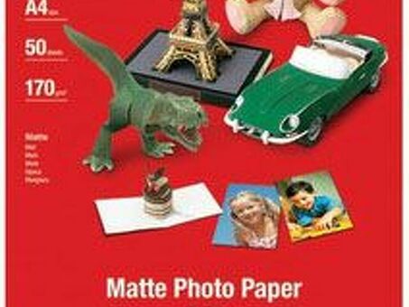 Бумага Canon Matte Photo Paper MP-101, матовая, A4 (210 x 297 мм), 170 г/кв.м (50 листов)