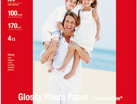 Бумага Canon Everyday Use Glossy Photo Paper GP-501, глянцевая, 10 x 15 см (100 x 148 мм), 200 г/кв.м (100 листов)