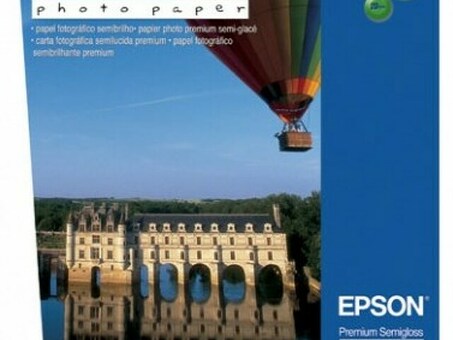 Бумага Epson Premium Semigloss Photo Paper, полуглянцевая, A4 (210 x 297 мм), 251 г/кв.м (20 листов) (C13S041332)