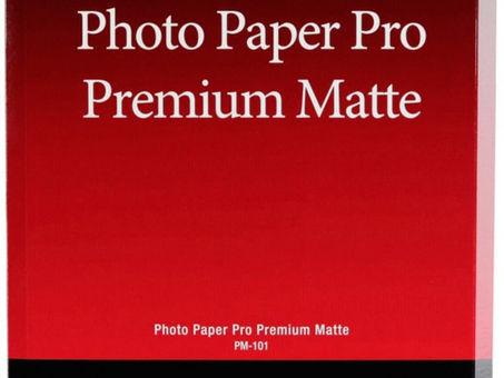 Бумага Canon Photo Paper Pro Matte PM-101, матовая, A2 (420 x 594 мм), 210 г/кв.м (20 листов) (8657B017)