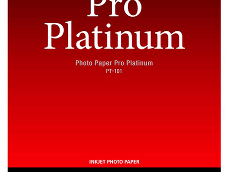 Бумага Canon Photo Paper Pro Platinum PT-101, глянцевая, A2 (420 x 594 мм), 300 г/кв.м (20 листов) (2768B067)