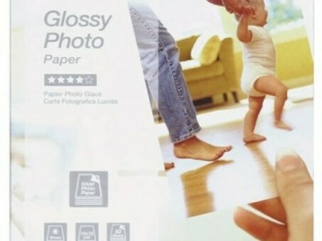 Бумага Epson Glossy Photo Paper, глянцевая, 10 x 15 см (102 x 152 мм), 225 г/кв.м (50 листов) (C13S042176)