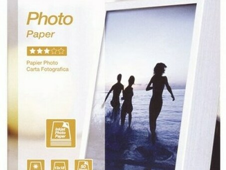Бумага Epson Photo Paper, глянцевая, 13 x 18 см (127 x 178 мм), 190 г/кв.м (50 листов) (C13S042158)
