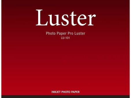Бумага Canon Photo Paper Pro Luster LU-101, полуглянцевая, A3 (297 x 420 мм), 260 г/кв.м (20 листов)