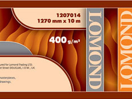 Холст Lomond XL Natural Canvas Dye, матовый, натуральный, 400 г/кв.м, 1270 мм, 10 м (1207014)