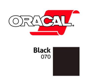 Пленка Oracal 641G F070 (черный), 75мкм, 1000мм x 50м (4011363110295)