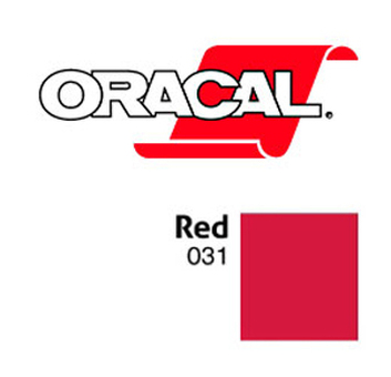 Пленка Oracal 641G F031 (красный), 75мкм, 1260мм x 50м (4011363106335)