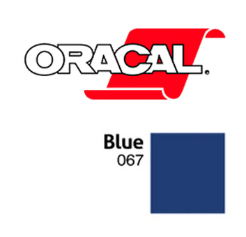 Пленка Oracal 641G F067 (синий), 75мкм, 1000мм x 50м (4011363265094)