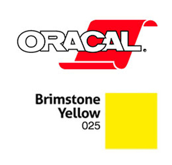 Пленка Oracal 641M F025 (желтый), 75мкм, 1000мм x 50м (4011363113289)
