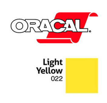 Пленка Oracal 641G F022 (светло-желтый), 75мкм, 1000мм x 50м (4011363105659)