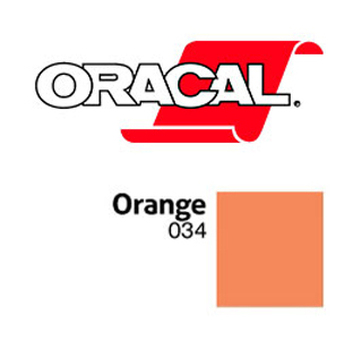 Пленка Oracal 641G F034 (оранжевый), 75мкм, 1000мм x 50м (4011363106786)