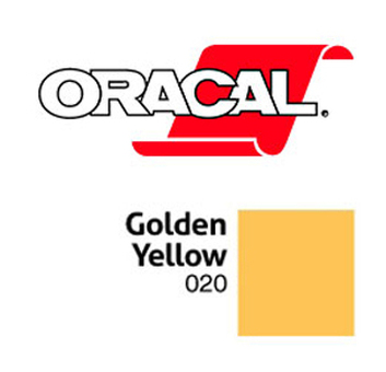 Пленка Oracal 641G F020 (желтый), 75мкм, 1000мм x 50м (4011363105208)
