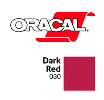 Пленка Oracal 641G F030 (темно-красный), 75мкм, 1000мм x 50м (4011363106021)