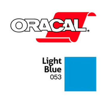 Пленка Oracal 641G F053 (светло-синий), 75мкм, 1000мм x 50м (4011363108636)