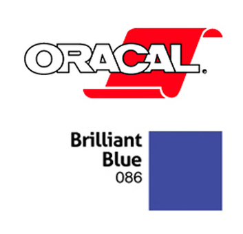 Пленка Oracal 641G F086 (синий), 75мкм, 1000мм x 50м (4011363111674)