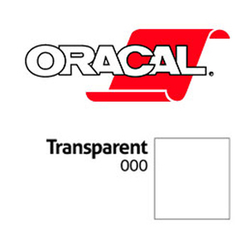 Пленка Oracal 641G F000 (прозрачный), 75мкм, 1260мм x 50м (4011363104218)