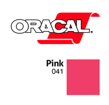 Пленка Oracal 641G F041 (розовый), 75мкм, 1000мм x 50м (4011363107349)
