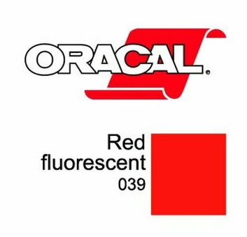 Пленка Oracal 6510 F039 (красный), 110мкм, 1000мм x 50м (4011363119373)