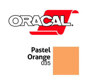 Пленка Oracal 641G F035 (оранжевый), 75мкм, 1260мм x 50м (4011363106991)