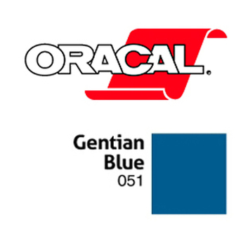 Пленка Oracal 641G F051 (синий), 75мкм, 1260мм x 50м (4011363108322)