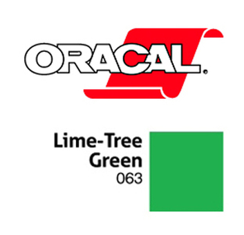 Пленка Oracal 641G F063 (лимонно-зеленый), 75мкм, 1260мм x 50м (4011363109732)