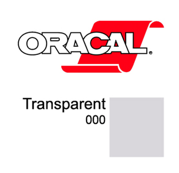 Пленка Oracal 640G F000 (прозрачный), 80мкм, 1000мм x 50м (4011363092935)