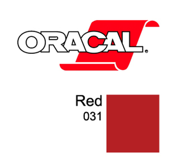 Пленка Oracal 8500 F031 (красный), 80мкм, 1260мм x 50м (4011363187235)