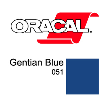 Пленка Oracal 8300 F051 (синий), 80мкм, 1000мм x 50м (4011363179353)