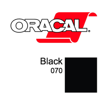 Пленка Oracal 8500 F070 (черный), 80мкм, 1000мм x 50м (4011363191249)