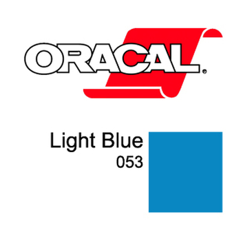 Пленка Oracal 8500 F053 (голубой), 80мкм, 1260мм x 50м (4011363189291)