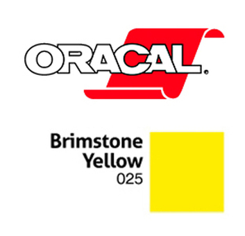 Пленка Oracal 641M F025 (желтый), 75мкм, 1260мм x 50м (4011363113296)