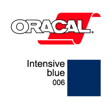 Пленка Oracal 8500 F006 (синий), 80мкм, 1000мм x 50м (4011363183213)