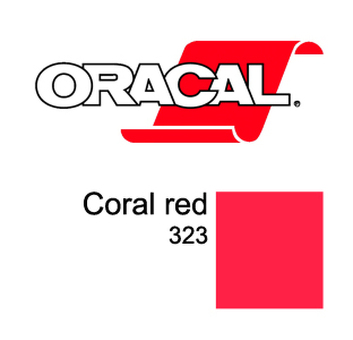 Пленка Oracal 8500 F323 (красный), 80мкм, 1000мм x 50м (4011363294889)