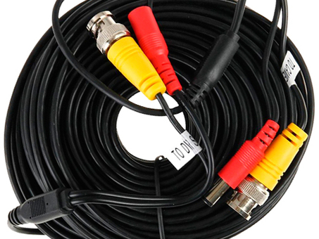Соединитель Tantos Connecting cord-TS-CCTV-(BNC+DC)-20М (Соединительный шнур TS CCTV (BNC+DC) 20М)