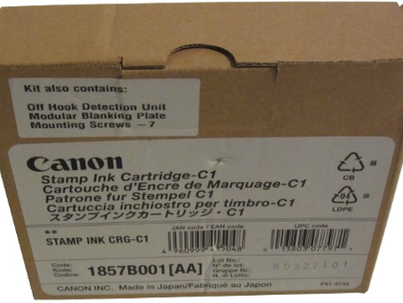 Canon картридж с чернилами для штампов Stamp Ink Cartridge-C1 (1857B001)