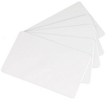 Evolis белые карты PVC Blank Cards White 30 mil, 5 x 100 карт ( C4001)
