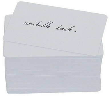 Evolis белые карты с записываемой обратной стороной PVC Blank Cards White 20 mil, 1 x 100 карт ( C4522)