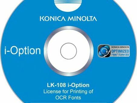 Konica Minolta шрифты OCR Fonts LK-108 (A0PD02G)